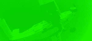 trame verte pomme sur photo d'une sortie de pilatus d'un saut en parachute en PACA