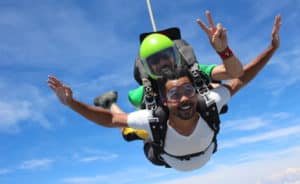 Tarifs saut parachute Newton Experience