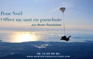 saut en parachute noël